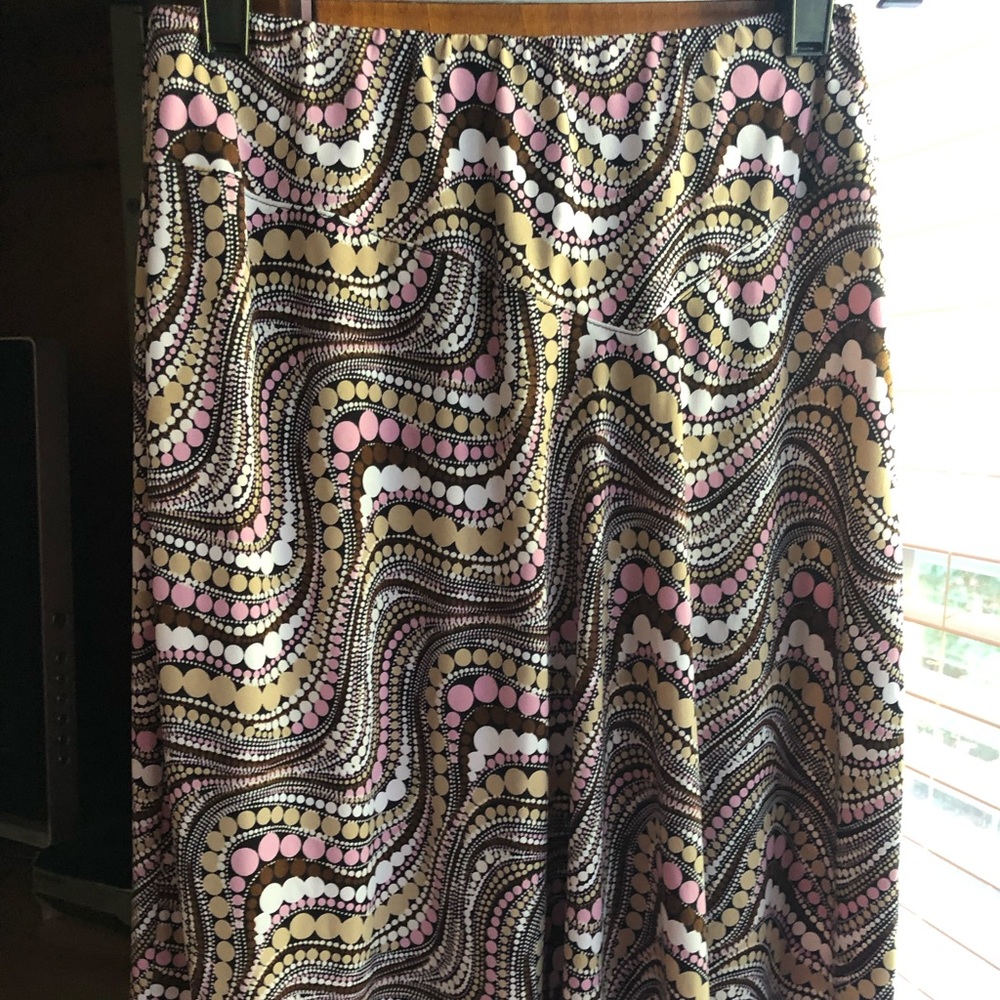 Petite Sophisticate A-Line Multicolor Skirt, PXS